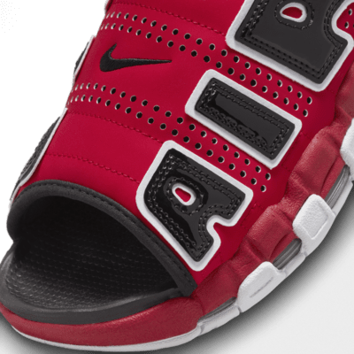 靴 Nike Air More Uptempo Slide This Nike Air More Uptempo Slide Comes In Black Multi-Color